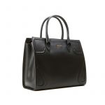 Icon bag in black nappa leather woman