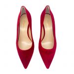 Red velvet Iconic Pumps by Fragiacomo