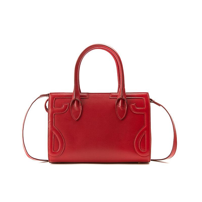 Mini Icon bag in red nappa leather woman